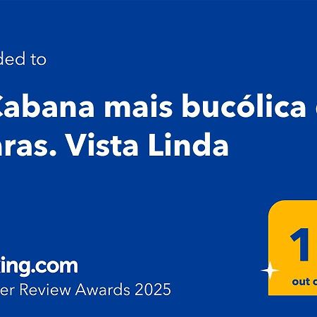O Chale Mais Bucolico De Araras. Vista Linda Bagian luar foto