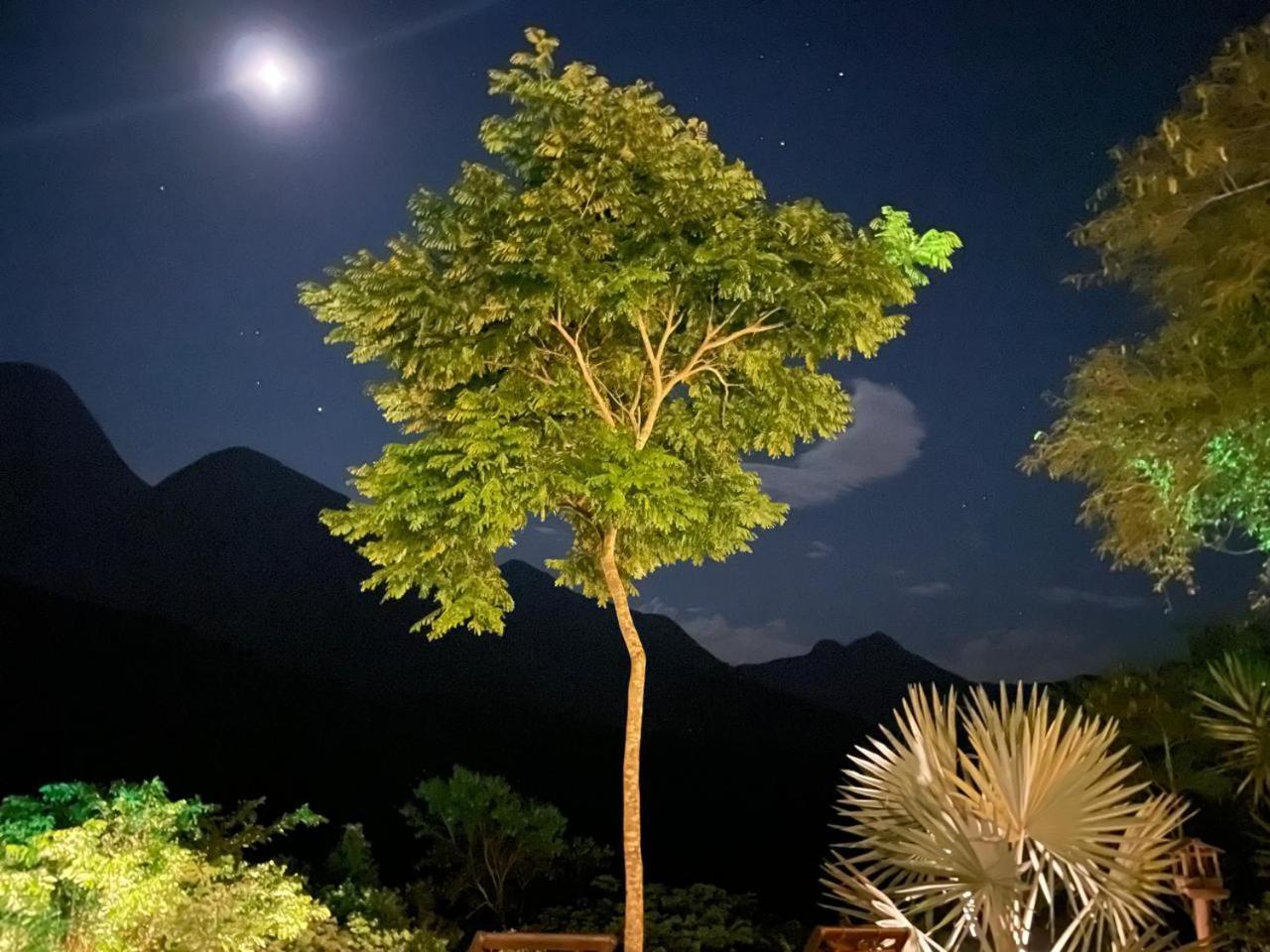 O Chale Mais Bucolico De Araras. Vista Linda Bagian luar foto